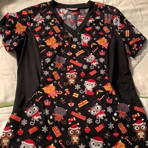 White cross uniform top